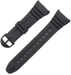 Casio Curea Silicon pentru Casio W-96H-1A/2A/9A - 3239 - 23 cm - Impermeabilă - Sport - Negru (Casio W-96H-1A/2A/9A)