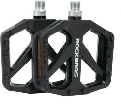 Rockbros BP2602 platform kerékpáros pedál, nylon, ipari csapágy, 9/16, MTB, fekete Rockbros Egyéb járművek Kerékpározás Kerékpár-alkatrészek Kerékpár-pedálok
