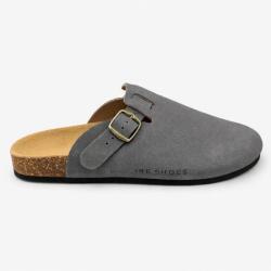 IRE SHOES Férfi bőr flip-flop papucs puha velúrból, profilozott parafa talpbetéttel 44-es (KLMFKusbet26-282a)