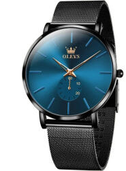 OLEVS Ceas barbatesc de mana Olevs Quartz Elegant Casual Analog Negru Albastru Ceas