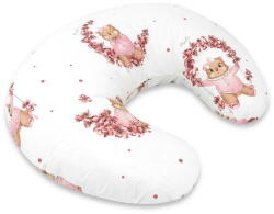 MimiNu Perna pentru alaptat, MimiNu, bumbac certificat, Cu husa detasabila, Cu fermoar securizat, Circumferinta 155 cm, Betty (6426972029377)