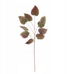  Mesterséges díszág öregített levelek csokordíszekhez 90 cm (KWO2010/GREEN)