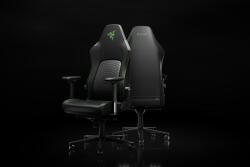 Razer Scaun Razer Iskur V2 NewGen, tip spuma spumă turnată PU, suport lombar integrat, tetieră reglabilă, cotiere 2D, clasa de ridicare pe gaz 4, negru/verde (RZ38-04900700-R3G1) - powerup
