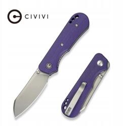 Civivi Knife Összecsukható kés Civivi Crabby Purple G10, Stonewashed 14C28N by Ken Onion Jr (C24055-2)