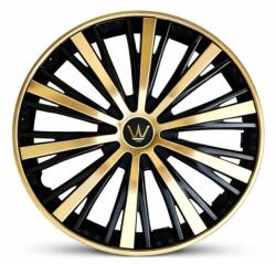  Set 4 capace roti R15 VELAR Monarch Gold/Black, ABS rezistent, universal (T130126-5)