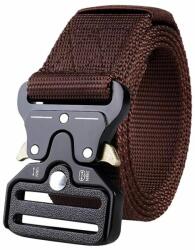  Curea tactica pentru pantaloni maro, reglabila, cu catarama QR neagra (BQ61B)