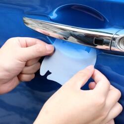  Protectie transparenta pentru zgarieturi manere usa auto, set 4 bucati (PMN001)