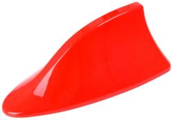  Antena auto activa AM/FM Shark Tail rosie, universala, montaj rapid (AK322E)