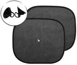 AMiO Set 2 jaluzele auto laterale negre 44x38 cm cu protectie UV (AMCC42097)