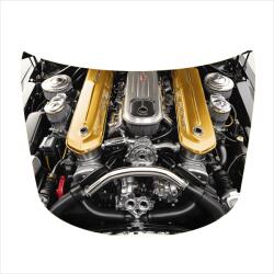  Folie capota auto Hood Art, rezistenta exterior, marimea S 150x110 cm (CAPOTA-018S)