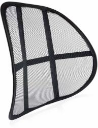 AMiO Pernita pentru scaun cu suport lombar ergonomic, corectare postura, neagra (AM02506)