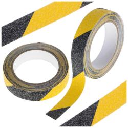  Banda antialunecare autoadeziva negru-galben 5 m x 2, 5 cm (KX5114_1)