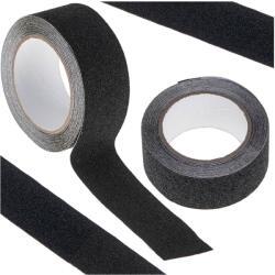  Banda antialunecare autoadeziva neagra 5m x 5cm pentru scari (KX5113_2)