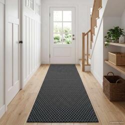 vidaXL Каса за килим ORIZ 1150 gsm Черен мрежест модел (42045430)