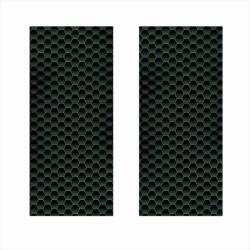  Set 2 stickere decorative pentru stalpii usilor auto, model hexagonal, 50x22 cm (SSU-05)