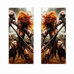  Set 2 stickere decorative pentru stalpii usilor auto, 50 x 22 cm (SSU-16)