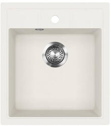Evido Easy 45 gránit mosogató, egy medencés kivitel, 460 x 515 mm /fehér/ (EASY 45 PLATINA)