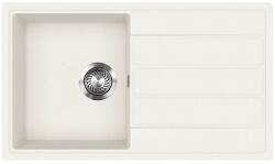 Evido Easy 45S gránit mosogató, egy medencés forgatható kivitel, 760 x 440 mm /fehér/ (EASY 45S PLATINA)