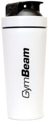 GymBeam Shaker Steel shaker pentru sport culoare White 1 buc