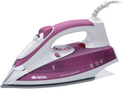 Ariete Парна ютия ARIETE STEAM, 2200W, Плоча от неръждаема стомана, Регулиране на парата, Вертикално гладене , Бял с розово (AR-00S621500AR0) Ютии