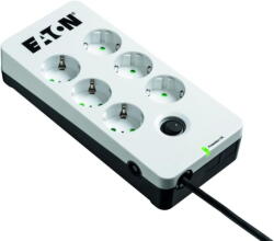 Eaton Prelungitor protectie EATON Protection Box 6 DIN, 6 iesiri Schuko, interupator On/Off (PB6D)