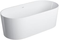 Omnires Ovo M+ cadă freestanding 160x75 cm ovală alb OVO160WWZPBP (OVO160WWZPBP)