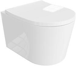 Lavita Versoni 3.0 vas wc cu capac soft-close agăţat fără margine cu spălare turbionară alb lucios 5900378357483 (5900378357483)