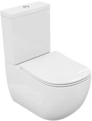Lavita Ergoseat 3.0 wc compact cu capac soft-close cu spălare turbionară alb 5900378343509 (5900378343509)