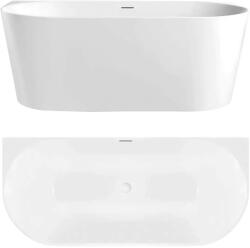 Rea Capri cadă de perete 150x74.5 cm dreptunghiulară alb REA-W0503 (REAW0503)