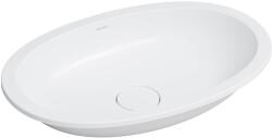 Omnires Shell M+ mosdótál 54x34 cm ovális alulról beépíthető fehér matt SHELL540UPBM (SHELL540UPBM)