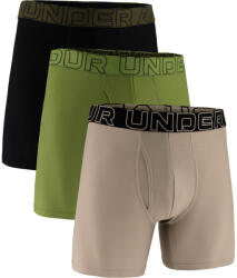 Under Armour Perf Tech Mesh -Solid 6in 3pk Warm Olive Férfiboxeralsó M