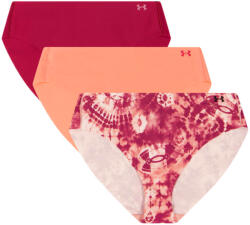 Under Armour Pure Stretch No Show Bikini-Print 3pk Claret Női alsó S