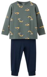 NAME IT pijamale cu mâneci lungi pentru băieți verde/Urban Chic (14F105)