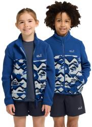 Jack Wolfskin gyerek polár pulóver PAW ERA 100 PRINT FZ K - kék 104
