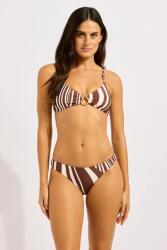 Seafolly melltartós bikini felső női Ring Front - barna XL - answear - 33 990 Ft