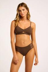 Seafolly melltartós bikini felső női Hybrid Bralette - barna XL