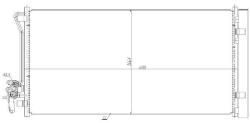 MTR Condensator, climatizare MTR 13054547 (13054547) - fixbox
