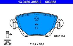 ATE Fékbetét készlet ATE 13.0460-3988.2 for FORD, JAGUAR, RENAULT (13.0460-3988.2)