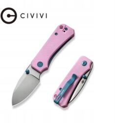CIVIVI Összecsukható kés CIVIVI Baby Banter Powder Pink G10, Satin (C19068S-10) (689826334829)