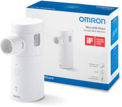 Omron MicroAir Move - Nebulizator portabil silentios, cu ultrasunete, reincarcabil prin USB-C (NE-U300-E / 1159)