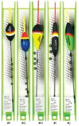 Baracuda Linii (plute, greutate, carlig) Baracuda Set 2 A-O, 5 buc/set, 1.5 - 2.5 g (LiniiAO2)