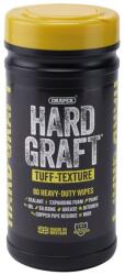 Draper Hard Graft többcélú, erős textúrájú törlőkendők (80 darabos doboz) DRAPER Olajok, kenőanyagok és ápolás Tisztítás és felületápolás Tisztítószerek