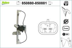 VALEO Mecanism actionare geam VALEO 850881 (850881)