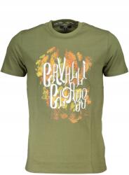 Cavalli Class Férfi Póló Pamut Nyomtatott Logo Kerek nyakú (8059915021138)