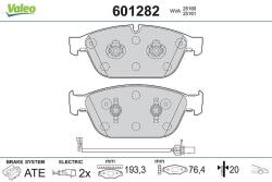 VALEO set placute frana, frana disc VALEO 601282 (601282)