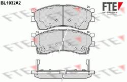 FTE set placute frana, frana disc FTE 9010522 (9010522)