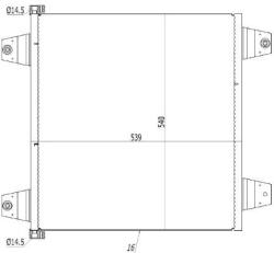 MTR Condensator, climatizare MTR 13054435 (13054435) - fixbox