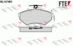 FTE set placute frana, frana disc FTE 9010204 (9010204)