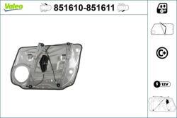VALEO Mecanism actionare geam VALEO 851611 (851611)