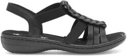RIEKER Sandale Casual Damă Anatomic Negru 60809-00 (60809-00)